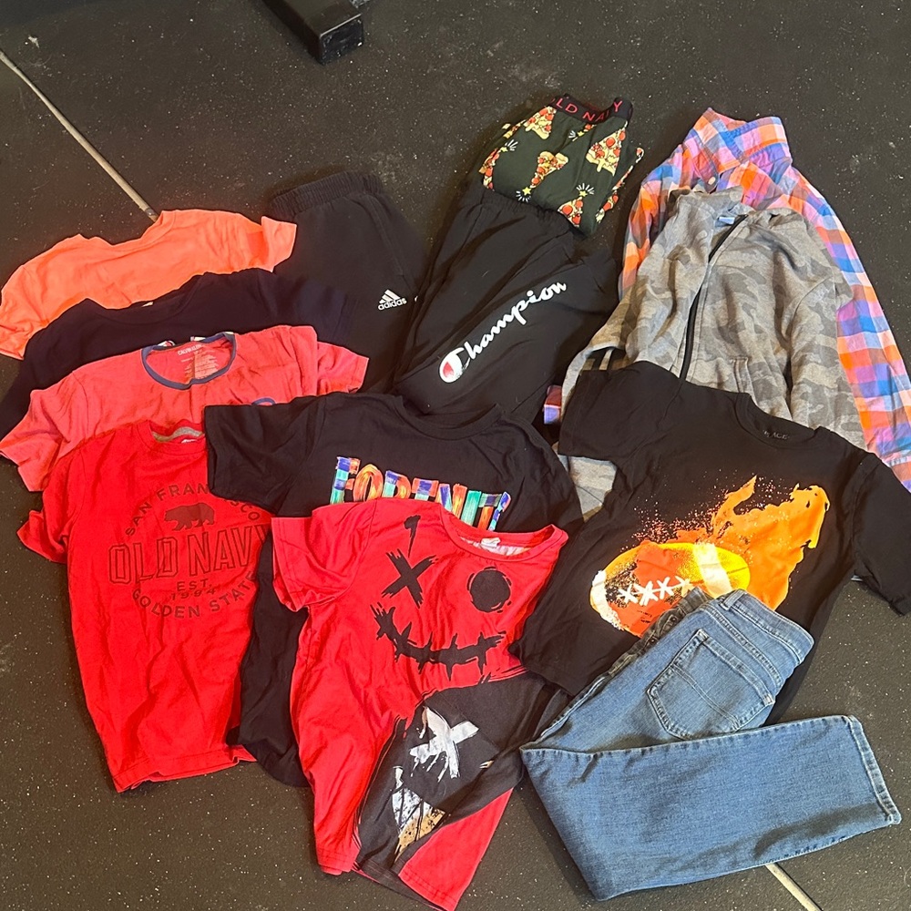 Boys size 8 clothing lot